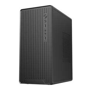 Ruix MY04 M-ATX Mid Tower PC <strong>Case</strong> Good Price Aluminum Alloy Design for Office Use Stripe Style - Product Image 4