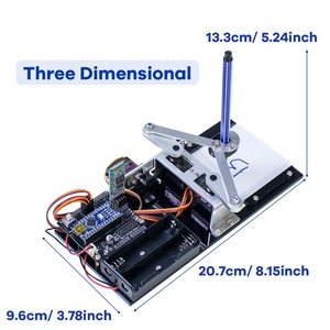 LAFVIN Nano V3.0 microcontrollore braccio robotico Kit di disegno programmabile macchina da disegno per Arduino Starter Kit