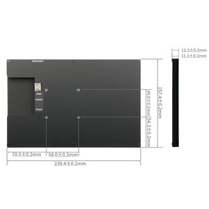 10,1-Zoll-IPS-Vollwinkel-Display 10,1 Zoll 1280*800 kapazitives Touchscreen-Modul für Himbeer-<span class=keywords><strong>PI</strong></span> - Product Image 4