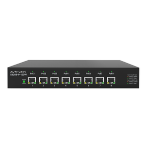 8 porte 10G non gestite 120W PoE Switch veloce con scheda di rete Plug-and-Play RJ45 IGMP Snooping 10G NAS Server Workstation - Product Image 6