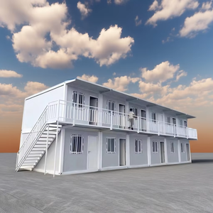Hot Selling 20ft Steel <strong>Modular</strong> <strong>Container</strong> House Flat Pack Structure for Dormitory Use with Bathrooms and Kitchens for Hotels
