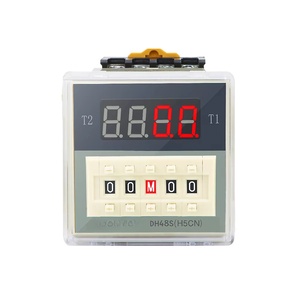 สวิตช์ควบคุม DH48s-sV 220V 12V ใหม่จอแสดงผลดิจิตอลวงจรรีเลย์เวลาหน่วงเวลา (DH48S-S) - Product Image 4
