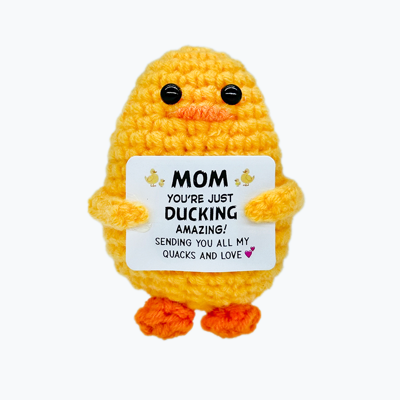 Yellow Duck with M Card