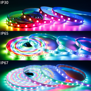 WS2812B Смарт RGB светодиодные полосы комплект синий зуб WiFi музыкальный контроллер индивидуально адресуемый USB DC5V световые струны - Product Image 1