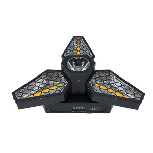 Three-Leaf Retro Light Running Horse Strobe Effect Qingba Bar KTV Concert Atmosphere Matrix <strong>LED</strong> Light - Product Image 1