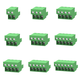 Conector de 5 pines de paso de 5,08mm 2EDGKC 2,5/..-ST 2ESDF Pcb Conector enchufable por resorte Carril Din Bloque de terminales sin tornillos - Product Image 2
