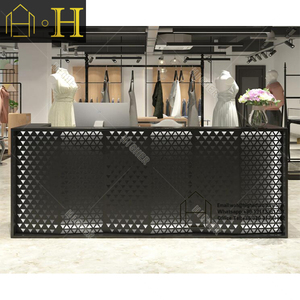 Mueble de oficina pequeño y moderno, mesa de MDF para mostrador, mesa de recepción - Product Image 3