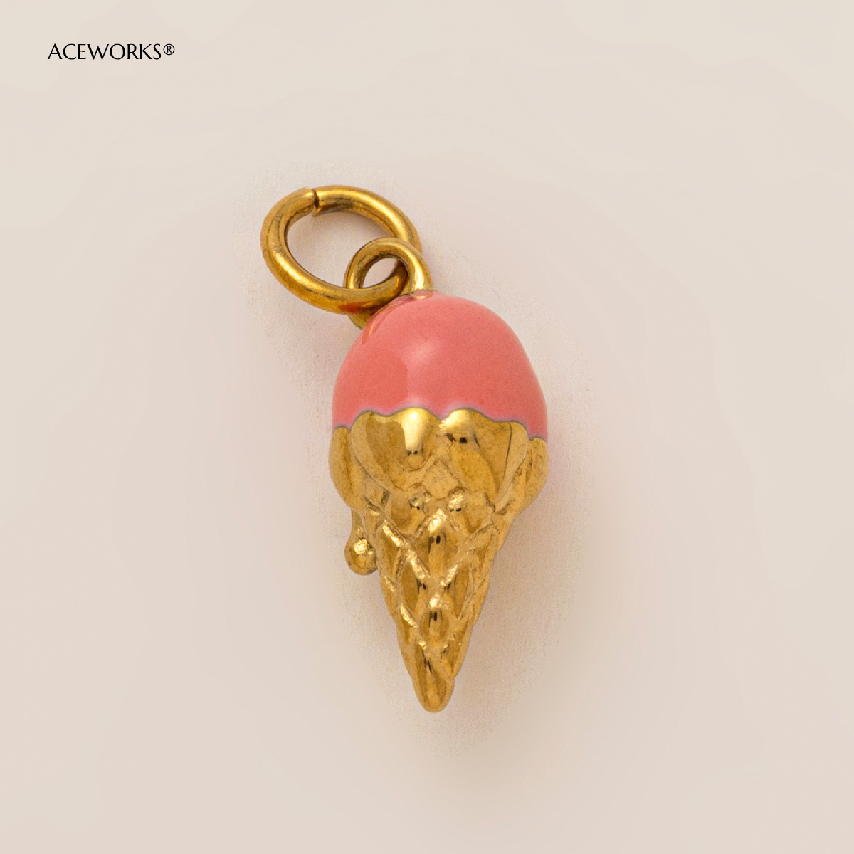 Pendentif amour glace
