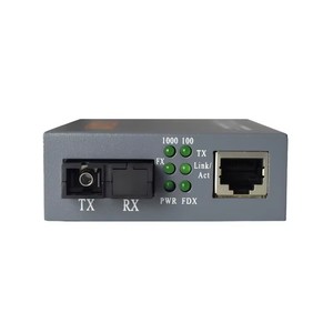 1000Mbps网联千兆SC端口3公里HTB-GS-03 AB光纤媒体收发器转换器，带5V 1A电源适配器 - Product Image 6