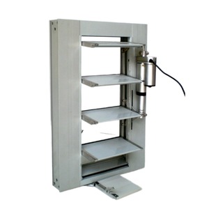 Da esterno con feritoia solare elettrica in alluminio verticale o orizzontale motorizzata da esterno con funzione di ventilazione antipioggia con otturatore