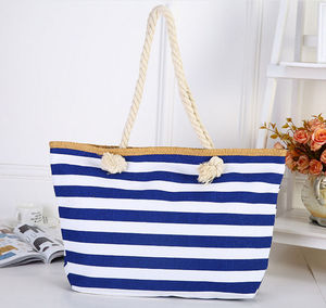 <strong>2025</strong> Hot Sale Fashion Cheap Price Beach Bags Daily Handbag Shoulder Handbag Borsa <strong>Di</strong> Tela Zipper Canvas Woven Beach Bags