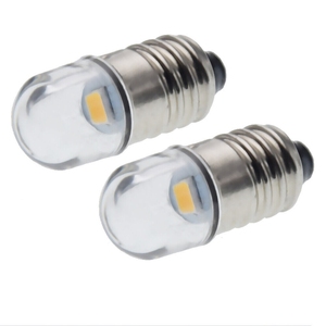 <strong>E10</strong> Screw <strong>LED</strong> Bulb 2835 1SMD <strong>LED</strong> Device Indicator Flashlight Bulb 3V 6V <strong>12V</strong> <strong>LED</strong> Flashlight Replacement Bulb Torches - Product Image 1