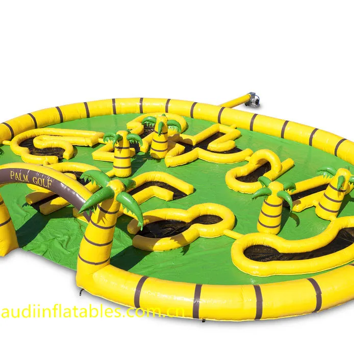 Hot Sale Commercial Golf Course Golf 9-Holes Inflatable Mini Inflatable Mini Golf Game