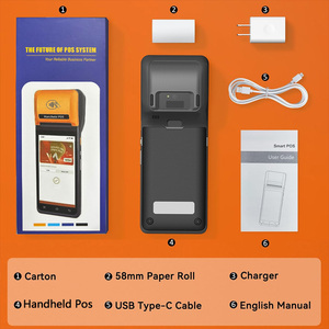 Noryox 5,5 дюймов, портативное устройство Pos, Android 12/13, мобильный телефон, все в одном, с 4G + Wi-Fi, устройство для чтения карт - Product Image 6