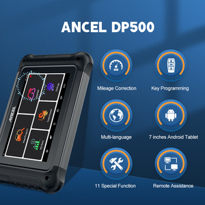 Ancel DP500 Schlüsselprogrammierungstool OBD2 Autoinstrumente Einstellungswerkzeug 11 Einstellen Automobil-Diagnosescanner Fahrzeugwerkzeuge