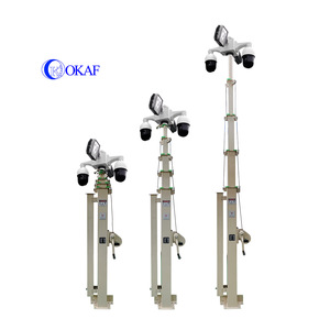 Bán chạy nhất xách tay Kính thiên văn mast 10m di động Viễn Thông tháp và Kính thiên văn Antenna mast - Product Image 1