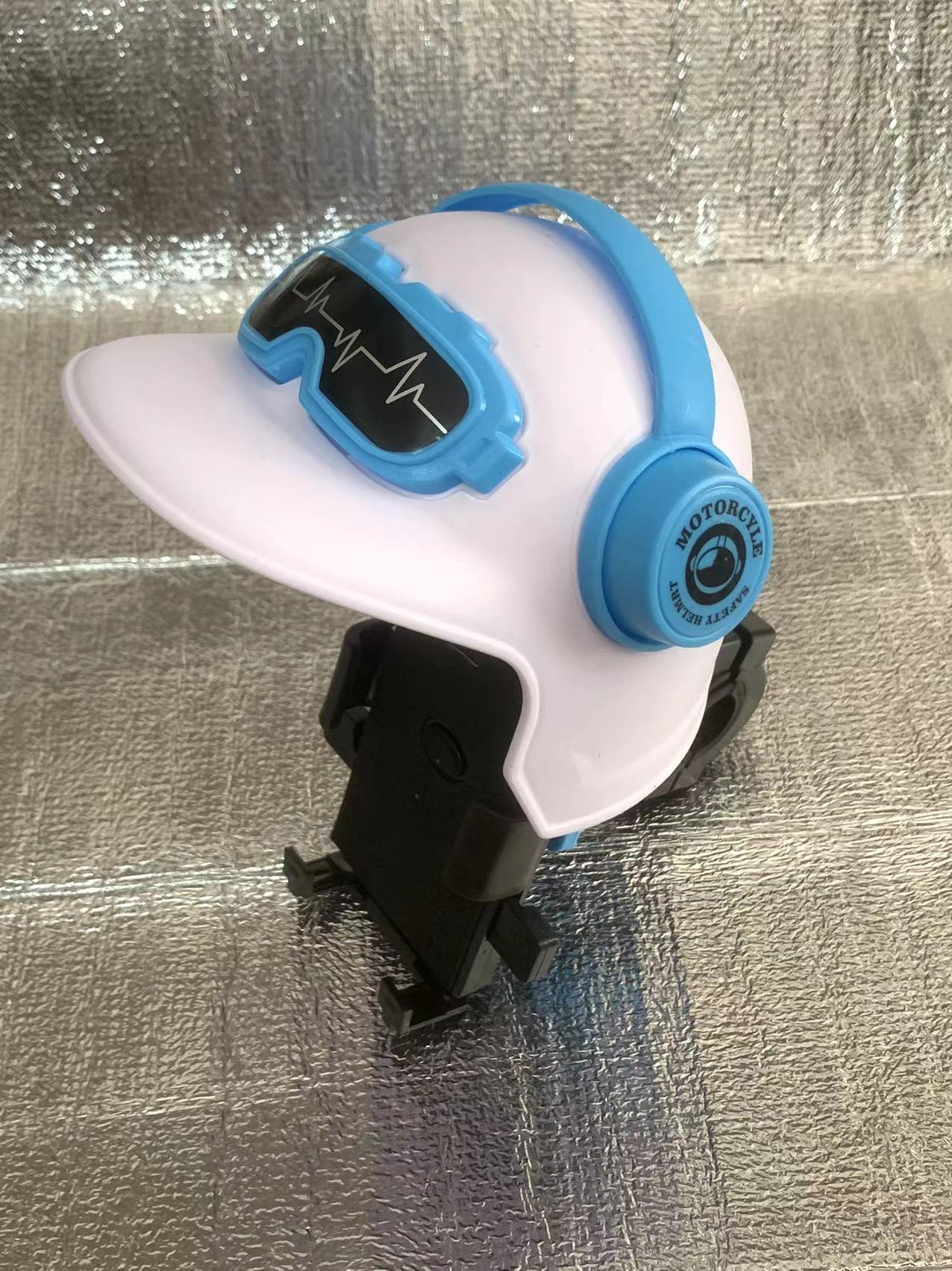 Guidon de casque - Blanc