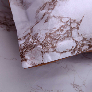 Chovm's Modern 3-Pcs <strong>Brown</strong> Inside Solid Color Simplicity Unique Marble Duvet Cover <strong>Bedding</strong> Sets 100% Polyester Woven Technique - Product Image 4