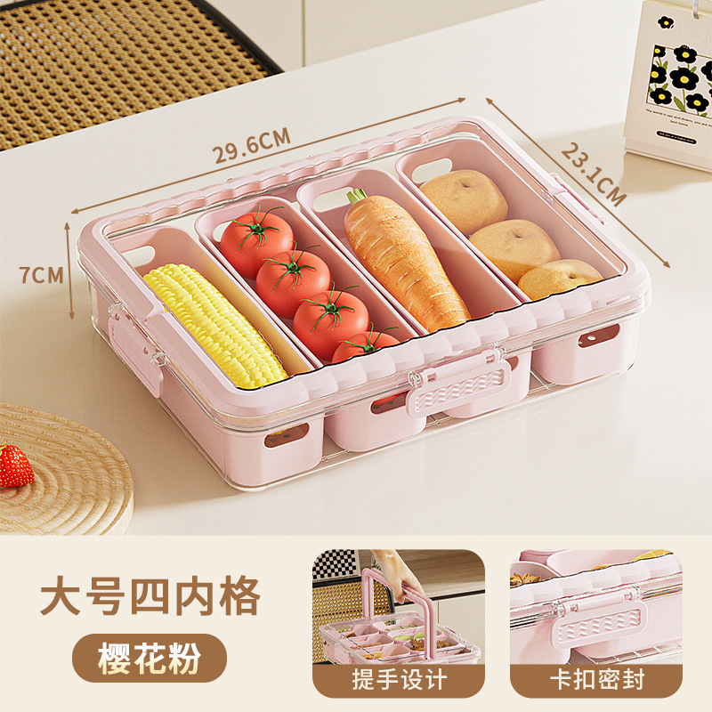 Pink-large size-Four inner grids