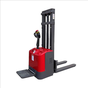 電動スタッカー1.6m 2.5m <span class=keywords><strong>3m</strong></span> 1000kg 1500kg負荷油圧電動ストラドルスタッカーフォークリフト