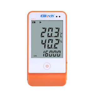 GSP-6 USB <strong>Temperature</strong> Humidity Data <strong>Logger</strong> With16000 Points Storage Capacity LCD Screen Temp Recorder Sensor for Food Chemicals - Product Image 1