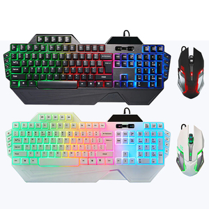 Wholesale <strong>Custom</strong> Gamer <strong>Keyboard</strong> Teclado Backlit RGB Macro Define <strong>Keyboard</strong> Mouse <strong>Computer</strong> Gaming <strong>Keyboard</strong> and Mouse Combo - Product Image 1