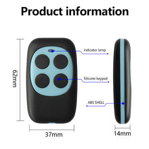 433Mhz Rf copia telecomando 4 pulsante trasmettitore Clone fisso codice di apprendimento per Gadget Gate porta Garage Doorhan Nice è venuto