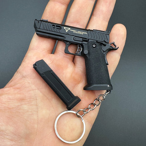 Taran chiến thuật chiến đấu Bậc Thầy 2011 Súng móc khóa 1:3 70mm John Wick Súng đồ chơi Pit Viper 2011 kim loại súng Keychain - Product Image 1