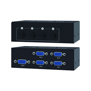 <strong>4</strong> in <strong>1</strong> out Manual Key Switch <strong>VGA</strong> Video <strong>Splitters</strong> &amp; Converters - Product Image 3