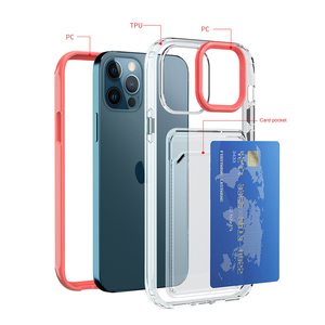 iPhone 7 8X11 12 13 14 15 16 Pro Max透明插卡插槽手机套，带钱包 - Product Image 3