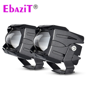 Ebazit ไฟสปอร์ตไลท์อเนกประสงค์สำหรับขับรถ,ไฟหน้า LED สองสีไม่มีพัดลมเลนส์โปรเจคเตอร์สำหรับรถยนต์ขนาด2นิ้ว - Product Image 1