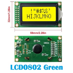 LCD-Modul LCD1602A 2004A 12864B 0802 16x2 20x4 Zeichen LCD-Anzeige PCF8574 IIC I2C-Schnittstelle HD44780 Controller für Arduino