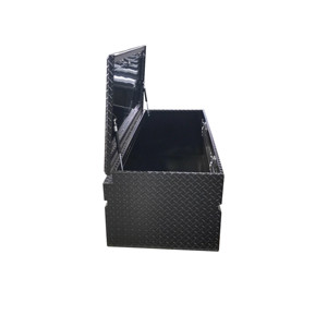 2025定制防水铝钻石工具箱带抽屉皮卡工具箱带黑色动力涂层 - Product Image 5
