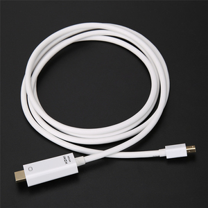 1.8m 6FT Thunderbolt MiniDisplayPortディスプレイポートミニDPオス-HDMIオスコンバーターケーブル (Apple Mac Macbook Mac Pro用) - Product Image 4