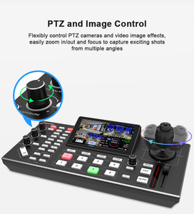 4D Joystick PTZ NDICamera Switcher Video Camera Controller Live Streaming Conference System with Voting for Conference Rooms - Product Image 4
