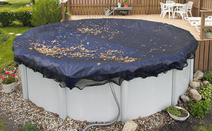 Premium Pool Leaf Net Cover mit verstärkten Kanten und starken Ösen, die Ihren Pool vor fallenden Blättern und Zweigen schützen