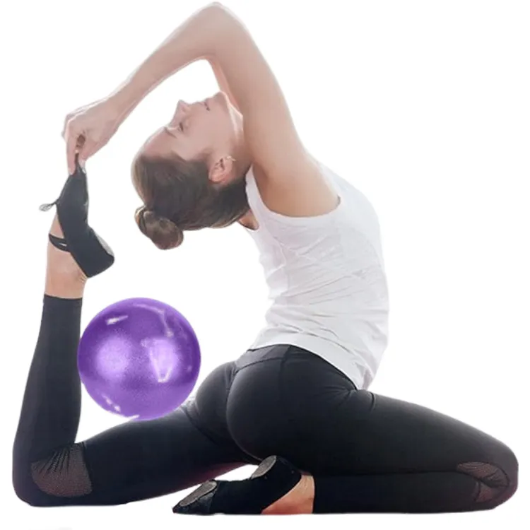 Оптовая продажа, взрывозащищенный Высококачественный ПВХ 25 см экологичный спортивный мяч для занятий фитнесом маленький мяч для йоги
