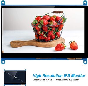 7 Zoll 1024x600 kapazitives Touchscreen-TFT-LCD-Anzeige modul für Raspberry Pi - Product Image 4