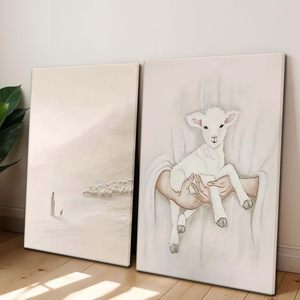 Lõi Áp phích dê, phòng khách và lối vào Hội Trường Sơn với khung gỗ thông bên trong. Dịch vụ OEM/ODM - Product Image 3