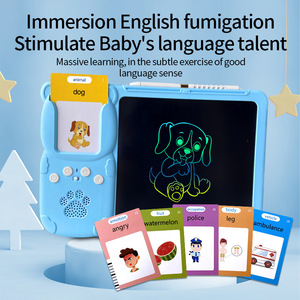 Kinder LCD Handschrift Pad Schreib brett mit Kartenleser Karte Zeichen maschine Spielzeug für kreativen Ausdruck - Product Image 3