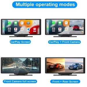 2025 sıcak satış 10.26 inç çift Lens 4k + 1080p Wifi taşınabilir navigasyon Android oto araba C03 oyna