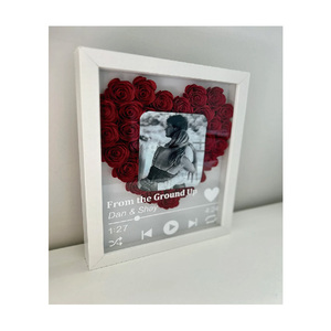 Khung ảnh hộp bóng trái tim,, bài hát đám cưới, quà tặng cho cặp vợ chồng, - Product Image 4