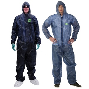 工厂批发一次性CE ISO PPE PP + PE防护服可定制工作服个人防护设备 - Product Image 3