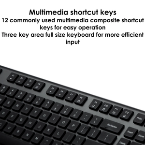 Teclado para Xiaomi 2023 Keyboard Mouse Set 2 para ordenador de oficina 2,4 GHz inalámbrico portátil negro minimalista 104 teclas Teclados - Product Image 4