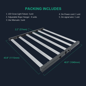 Boya ZW6ZD-720N Pro thương mại quang phổ đầy đủ 720 Wát 660nm IP54/65 nhôm <span class=keywords><strong>Led</strong></span> phát triển ánh sáng <span class=keywords><strong>Dimmer</strong></span> cho nhà máy phát triển nở hỗ trợ - Product Image 2