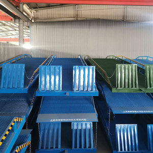 6t 10t 12t 15t rampa de carga de contenedor móvil rampa niveladora de muelle móvil descarga de alimentación de CA contenedor de envío para carretilla elevadora con CE