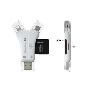 Micro-SD TF读卡器，闪存驱动器手机定制游戏Camera Viewer otg usb闪存驱动器为iphone 7 plus IOS 10 - Product Image 2