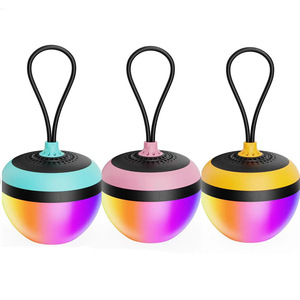 迷你造型蓝牙无线扬声器，带5w喇叭发光二极管灯TF型-C充电接口 - Product Image 1