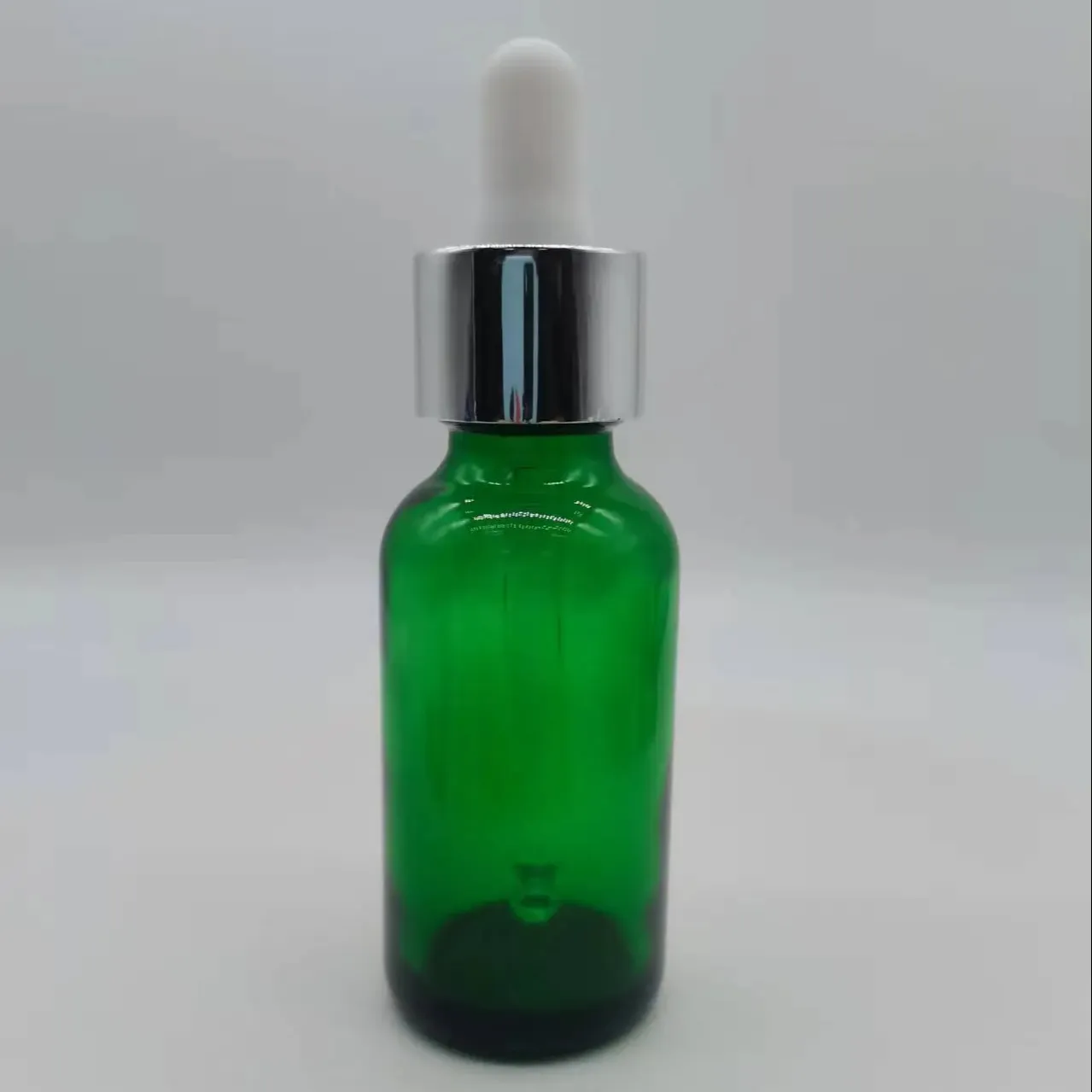 Frasco de vidro cilíndrico vazio para venda, frasco de vidro verde Boston 10ml 20ml 30ml 50ml 60ml, soro fosco âmbar, com promoção imperdível