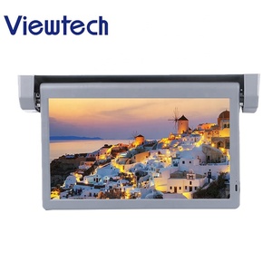 17inch 5:4 Car Bus Coach Smart Tv Flip Motorised Remote <strong>Control</strong> Monitor 2 AV <strong>Input</strong> Motorized Flip Down Car Tv Monitor - Product Image 6